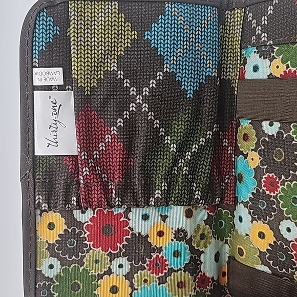 Thirty-one Trifold Floral/Argyle Planner Organizer - Picture 5 of 7